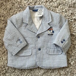 Cradle Togs Striped Seersucker Blazer, Size 6-9 Months